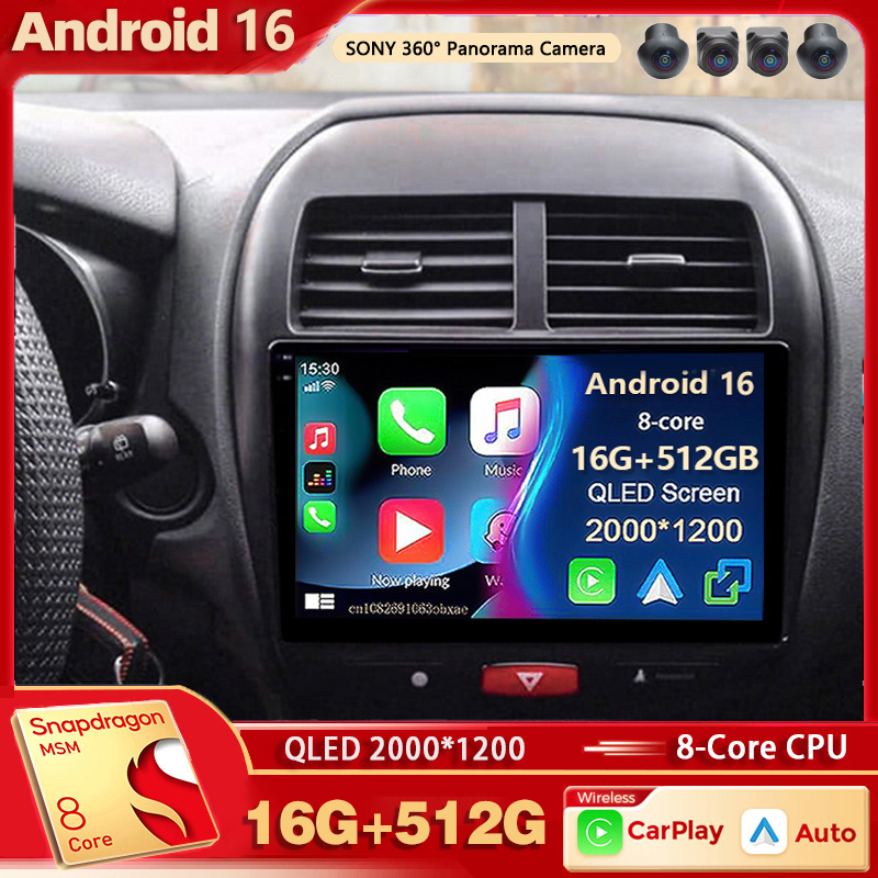 Smart Home Orvibo - Autoradio Android 16 per Mitsubishi ASX
