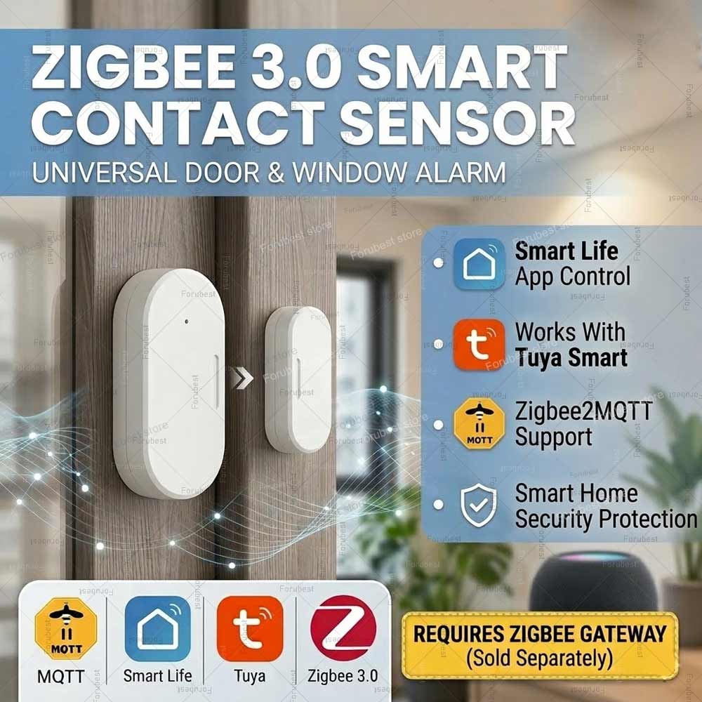Smart Home Mqtt - Sensore per Porte e Finestre Tuya