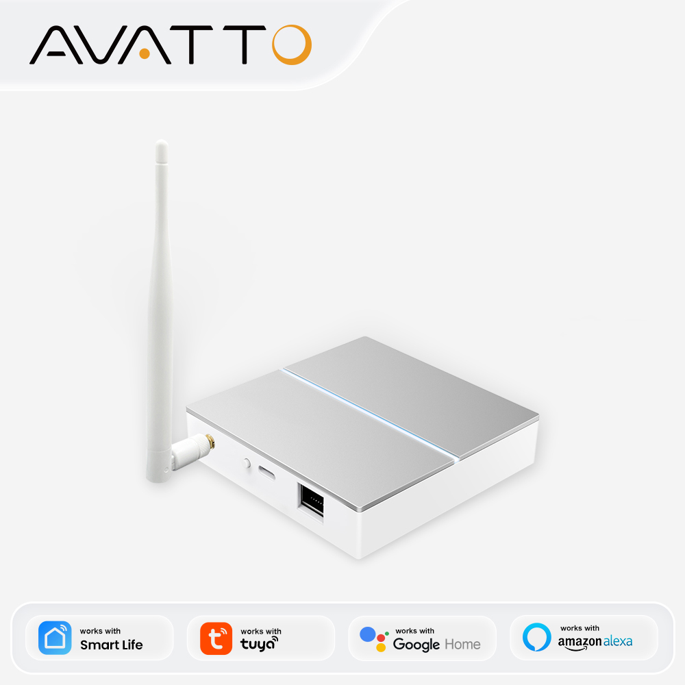 Smart Home Hub Ikea - AVATTO Tuya ZigBee Gateway con antenna