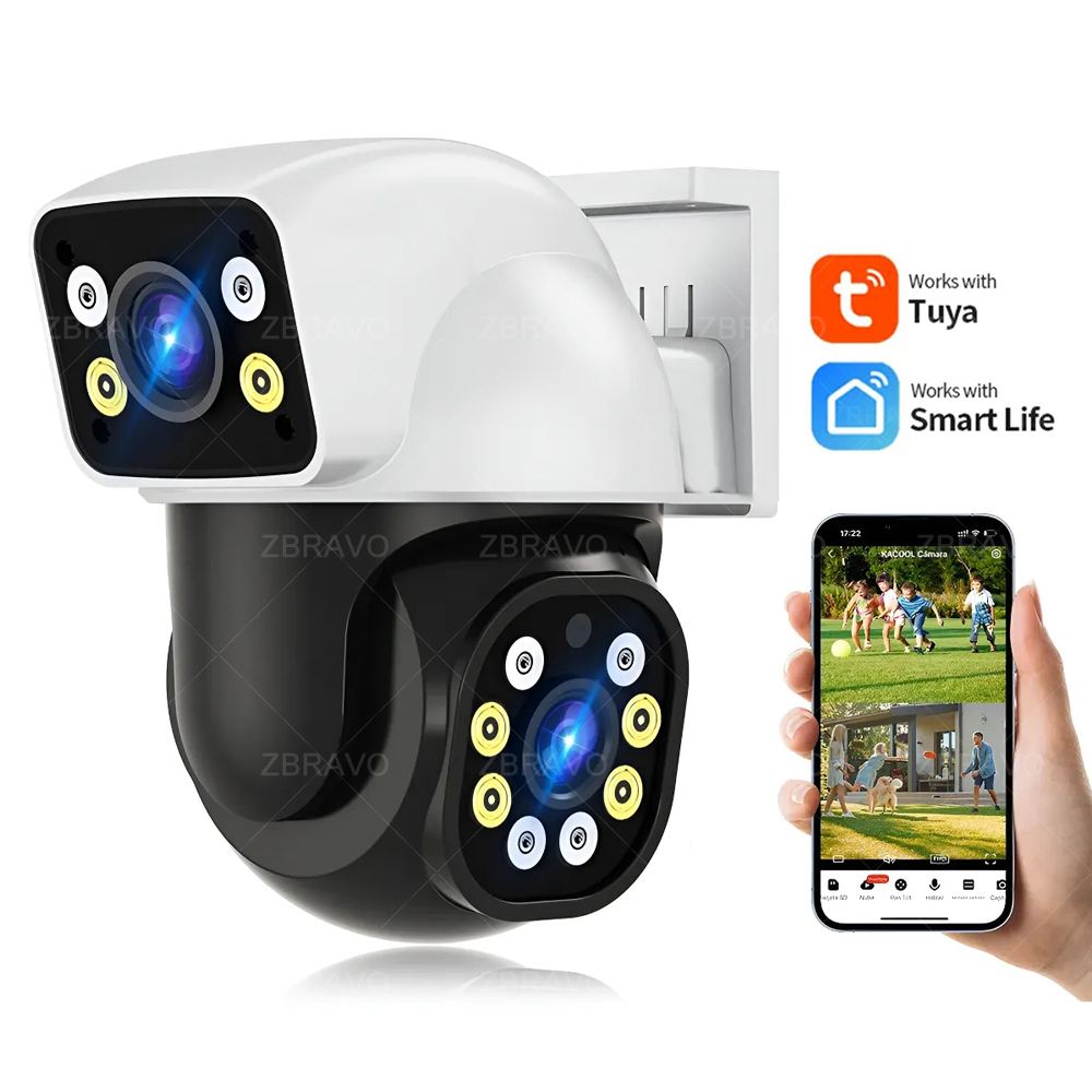 Smart Home Network - Telecamera Esterna WiFi Smartlife 8MP Tuya,