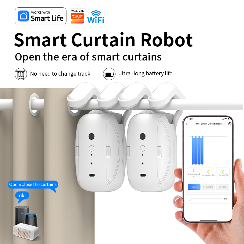 Smart Curtain Robot - Robot per tende intelligenti Wi-Fi da