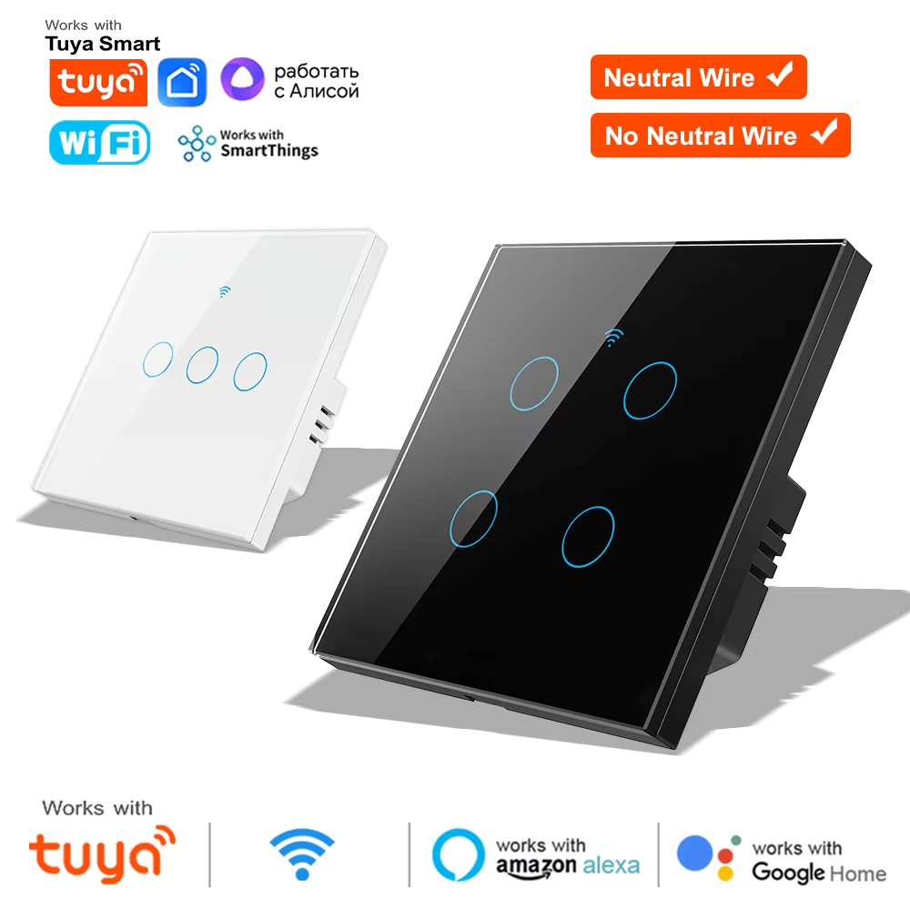 Tuya Wifi Socket - Interruttore Smart WiFi RF 433MHz Touch