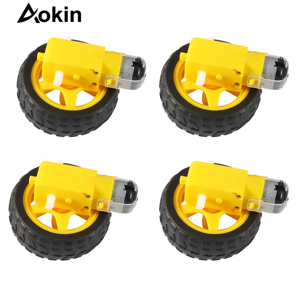 Smart Home Yellow - 4Pcs DC motore elettrico + plastica