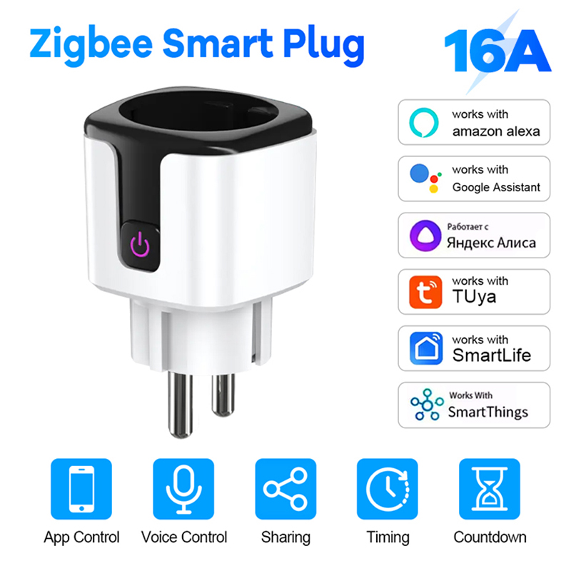 Smart Home Hub Ikea - Zigbee Smart Plug 16A 20A Spina