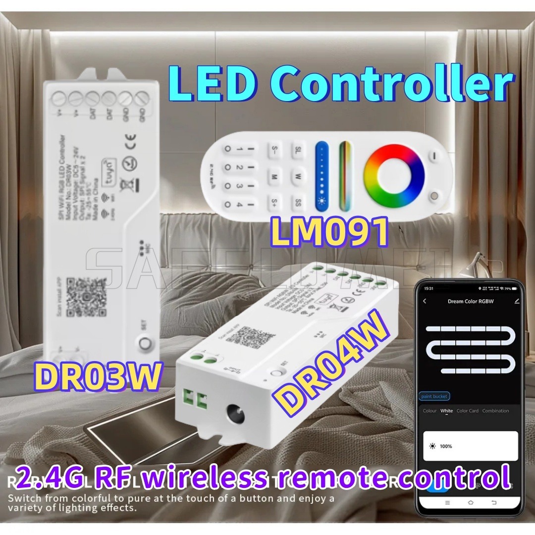 Wifi Led Dimmer - Controller LED LM091/DR03W/DR04W modulatore di luce