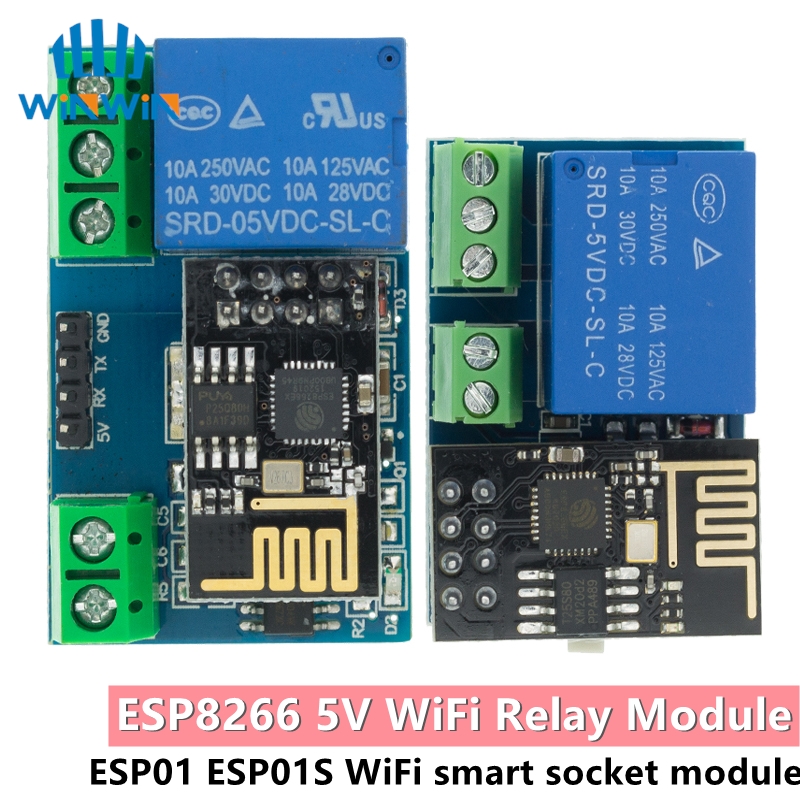 Smart Home Esp8266 - ESP8266 ESP-01 ESP-01S 5V Modulo Relè
