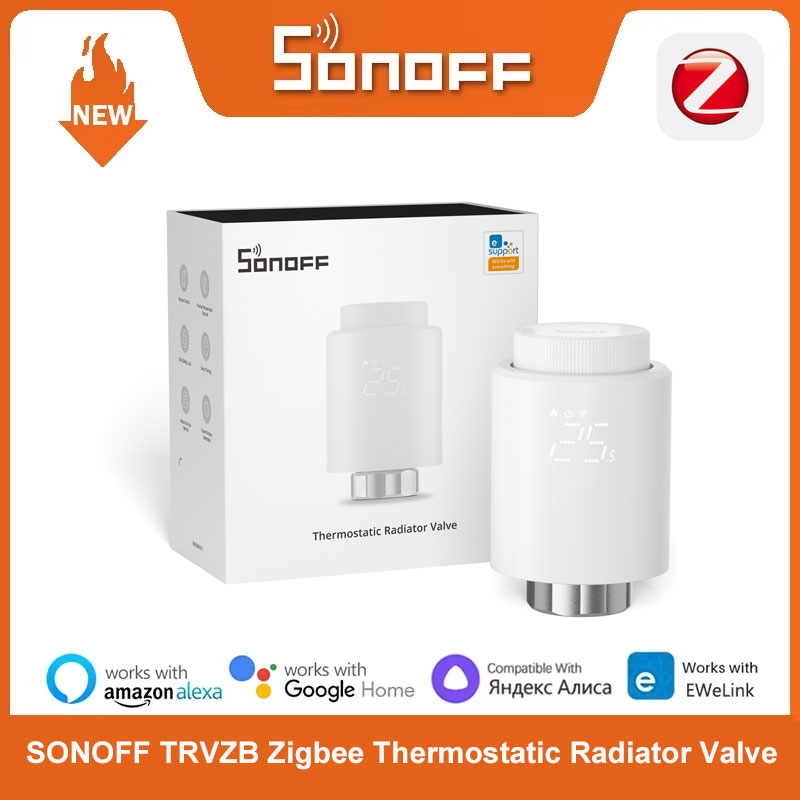 Smart Home Mqtt - Valvola Termostatica per Radiatore SONOFF TRVZB