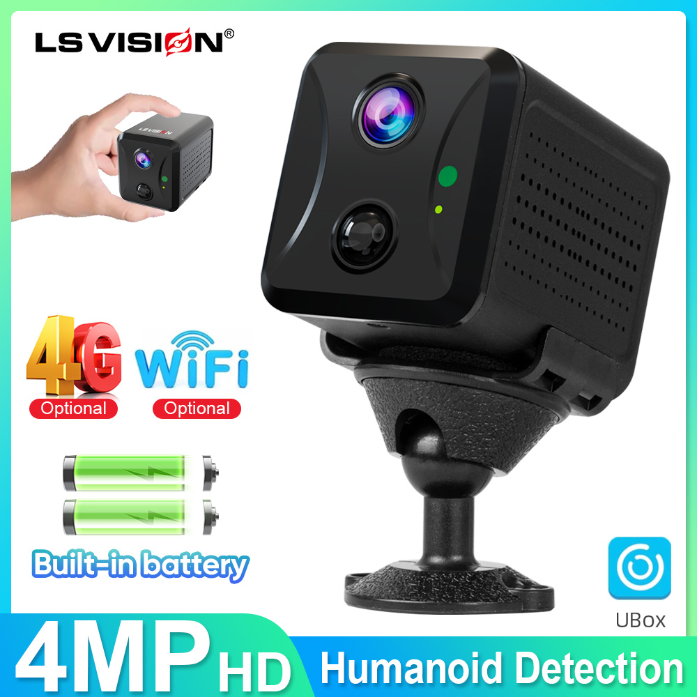 Smart Home Battery Camera Ezviz - LS VISION Mini telecamera 4g Sim