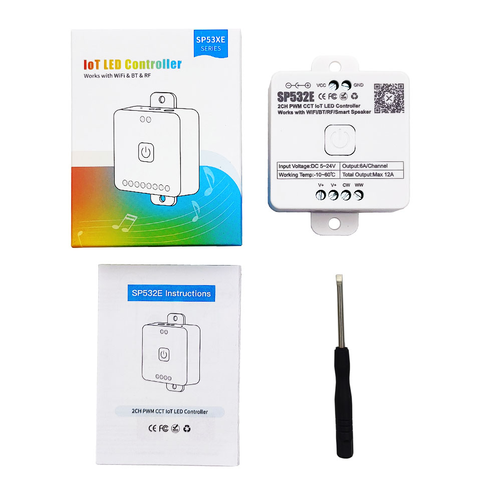 Wifi Led Dimmer - Controller LED IoT SP531E SP532E con