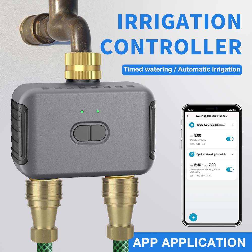 Smart Home Alexa - Tuya timer per irrigazione a 2