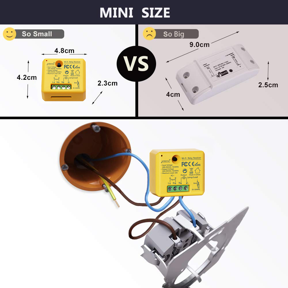 Modulo relè presa interruttore - Smart Home Yellow recensione e prezzo