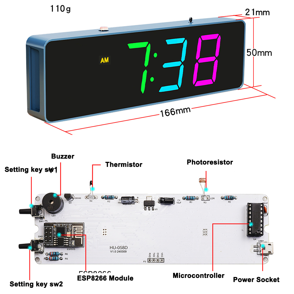 ESP8266 IoT Kit orologio WiFi  - Smart Home Esp8266 recensione e prezzo