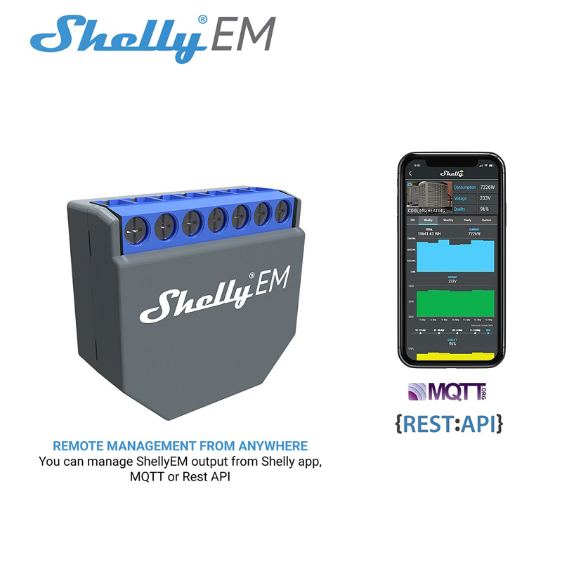 SHELLY EM Interruttore Intelli - Smart Home Alexa recensione e prezzo