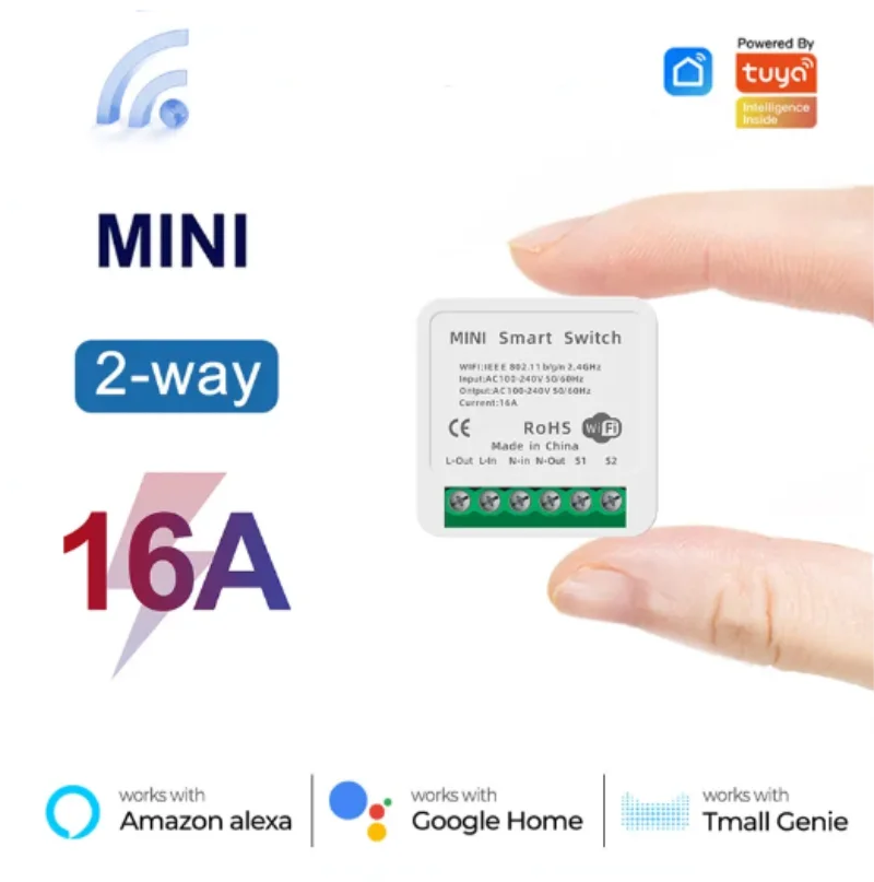 Mini Interruttore WiFi 16A, Co - Tuya Wifi Socket recensione e prezzo