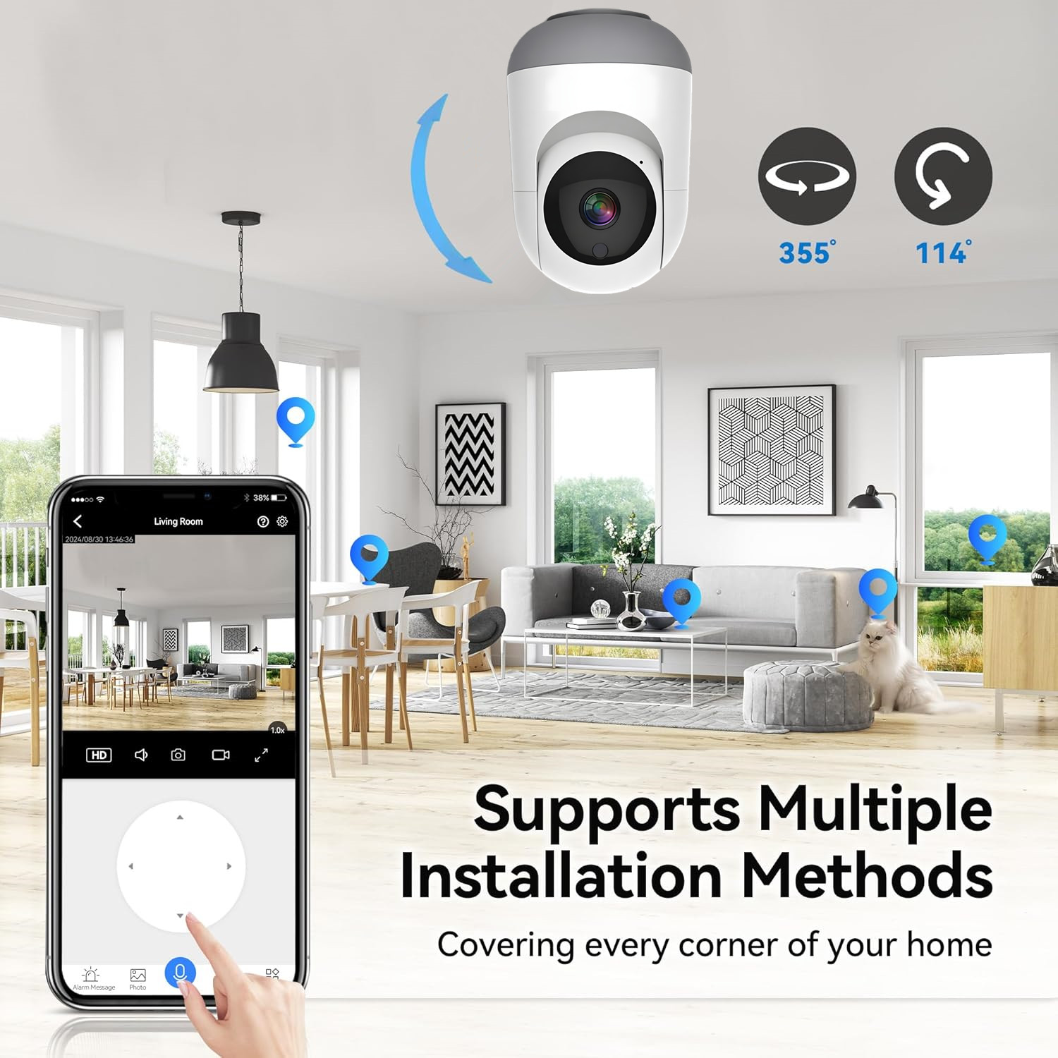 Telecamera WiFi Tuya 4MP, Vide - Smart Home Battery Camera Ezviz recensione e prezzo