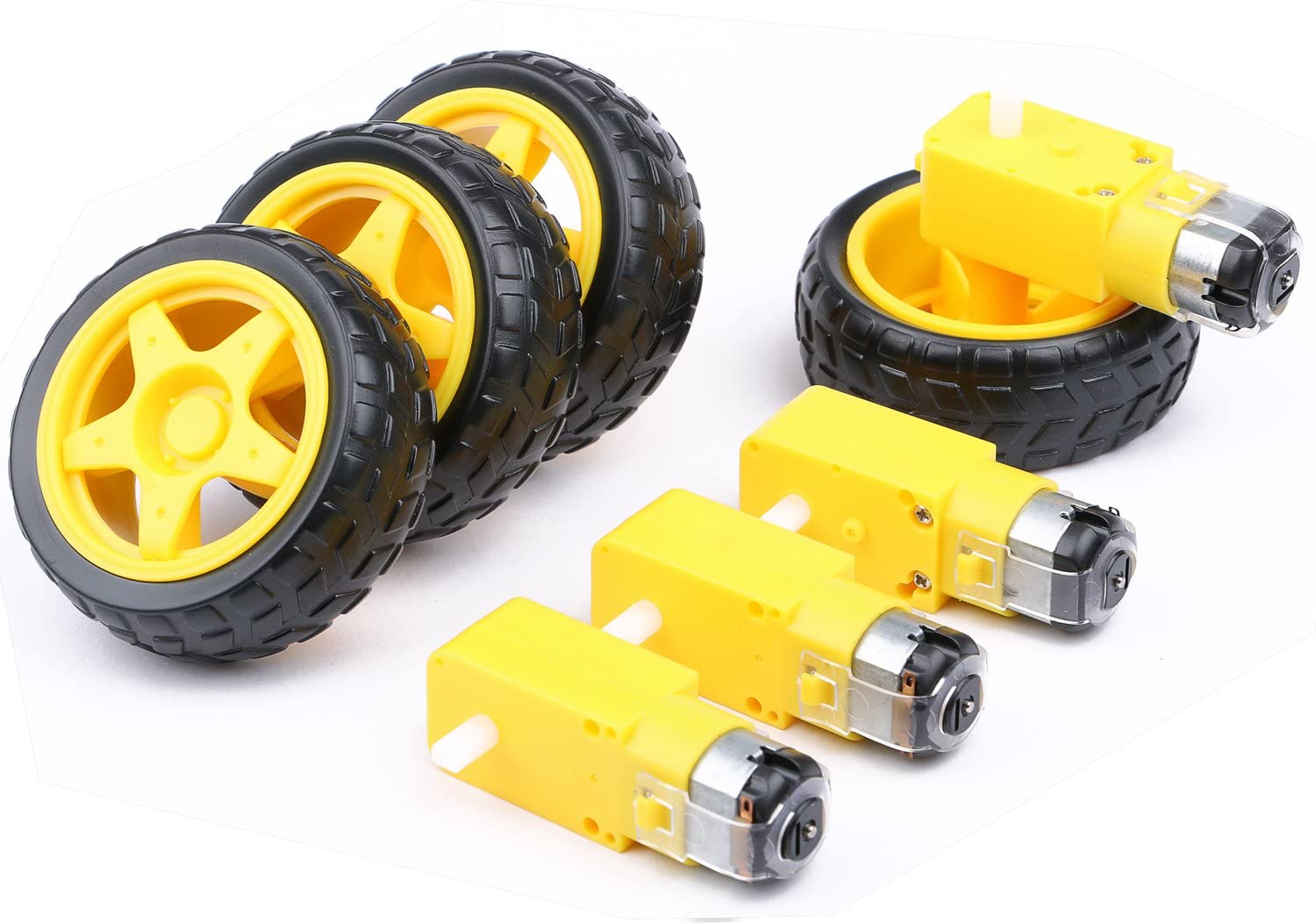 4Pcs DC motore elettrico + pla - Smart Home Yellow recensione e prezzo