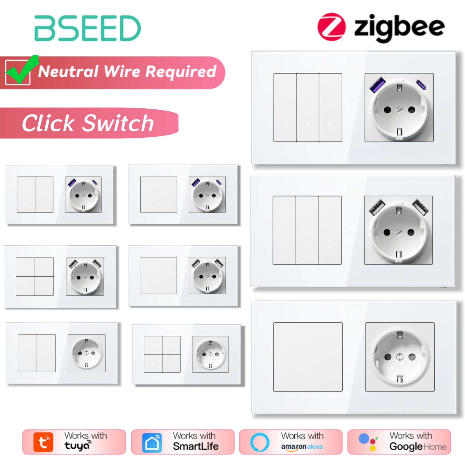 Interruttori ZigBee BSEED, Int - Smart Home Yellow recensione e prezzo