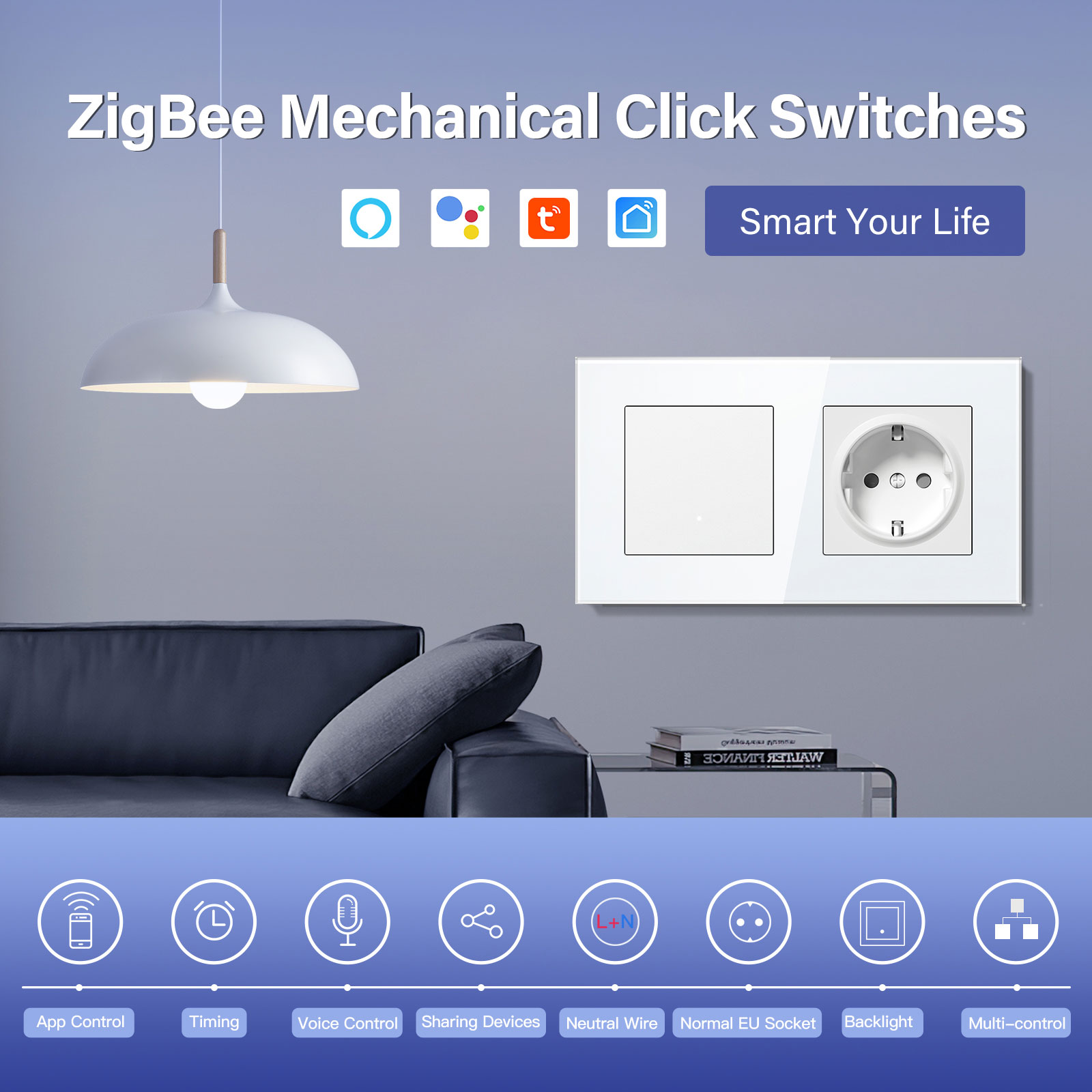 Interruttori ZigBee BSEED, Int - Smart Home Yellow recensione e prezzo