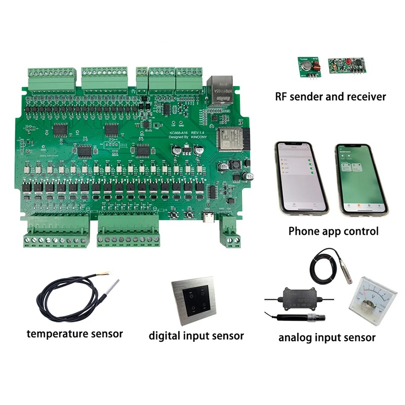 Scheda di Sviluppo Kincony A16 - Smart Home Mqtt recensione e prezzo