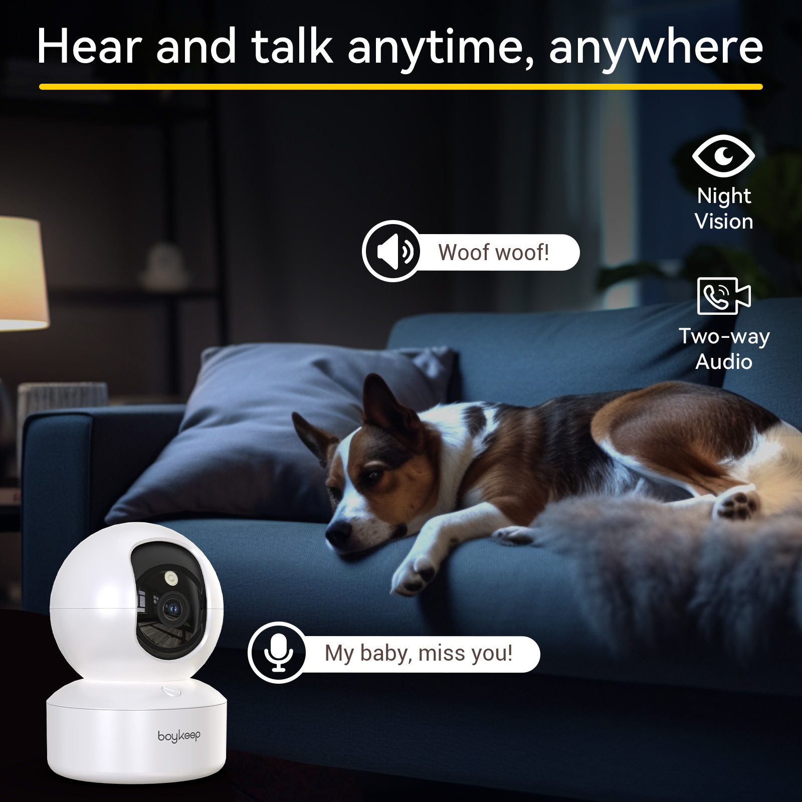 BoyKeep Smart Camera 2K Protez - Smart Home Battery Camera Ezviz recensione e prezzo