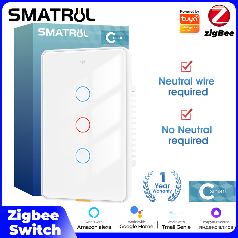 Tuya Zigbee Smart Light Touch  - Tuya Smart Switch recensione e prezzo
