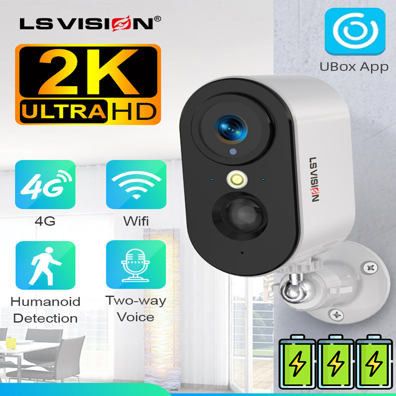 LS VISION 2K 5MP 4G SIM Card C - Smart Home Battery Camera Ezviz recensione e prezzo