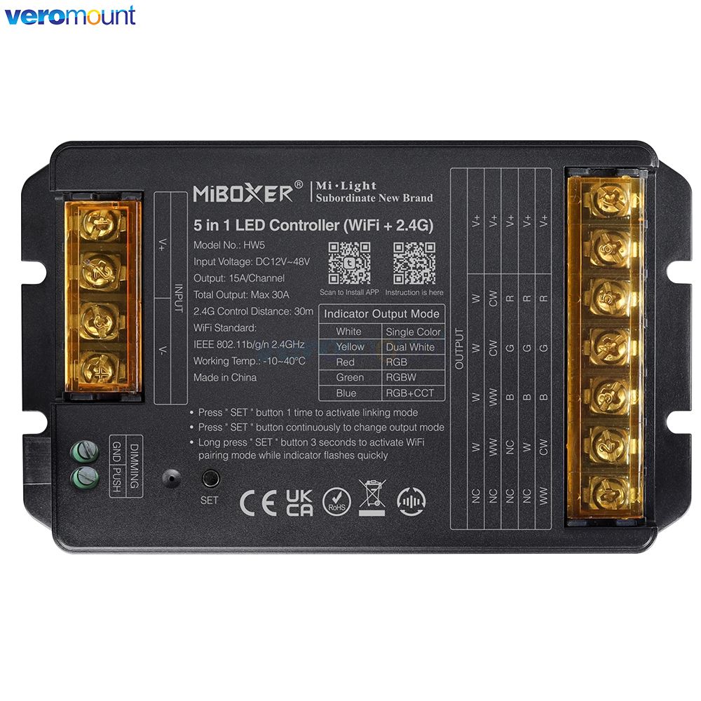 Controller LED MiBoxer HW2 HR2 - Wifi Led Dimmer recensione e prezzo