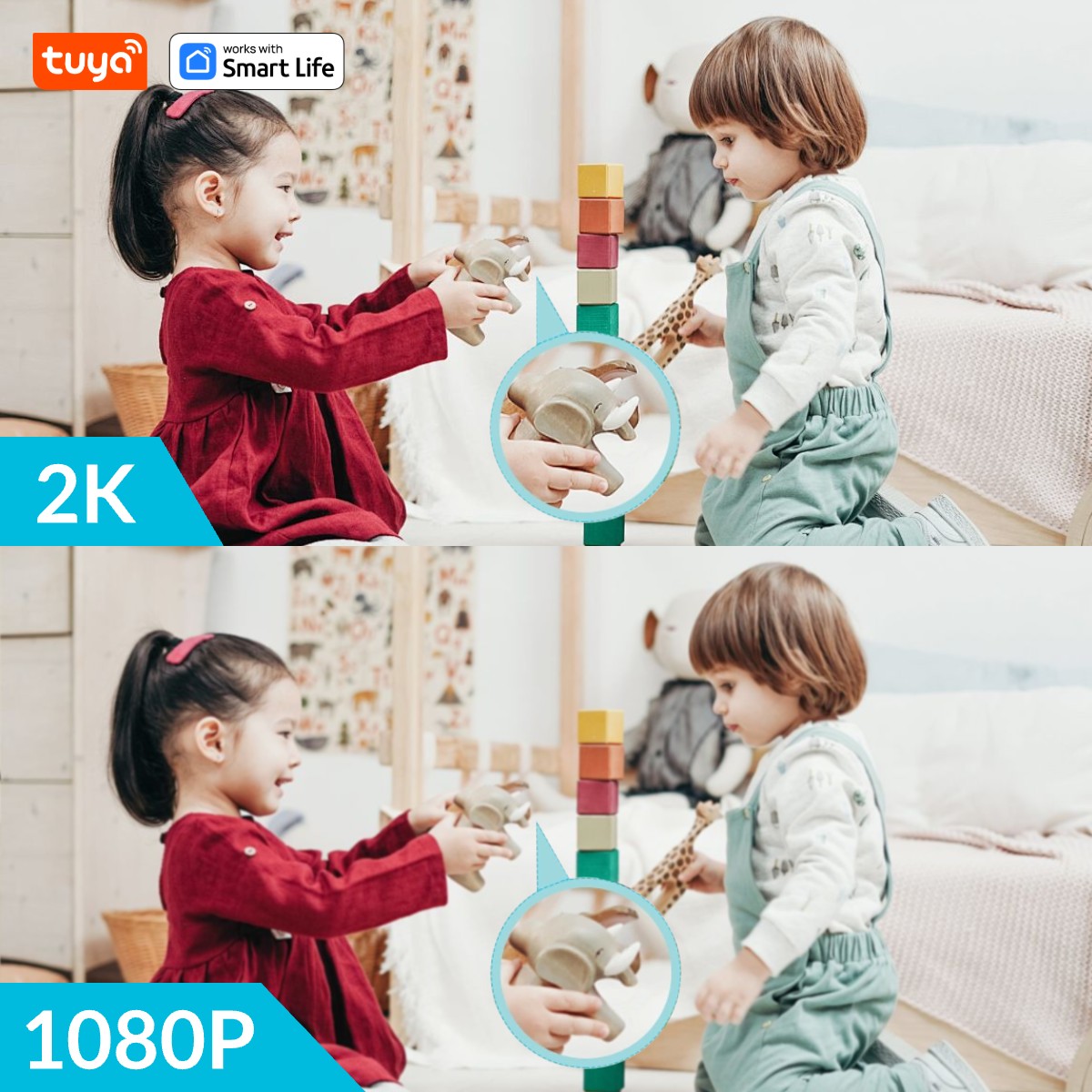 Tuya Smart 3MP HD Telecamera d - Smart Home Battery Camera Ezviz recensione e prezzo