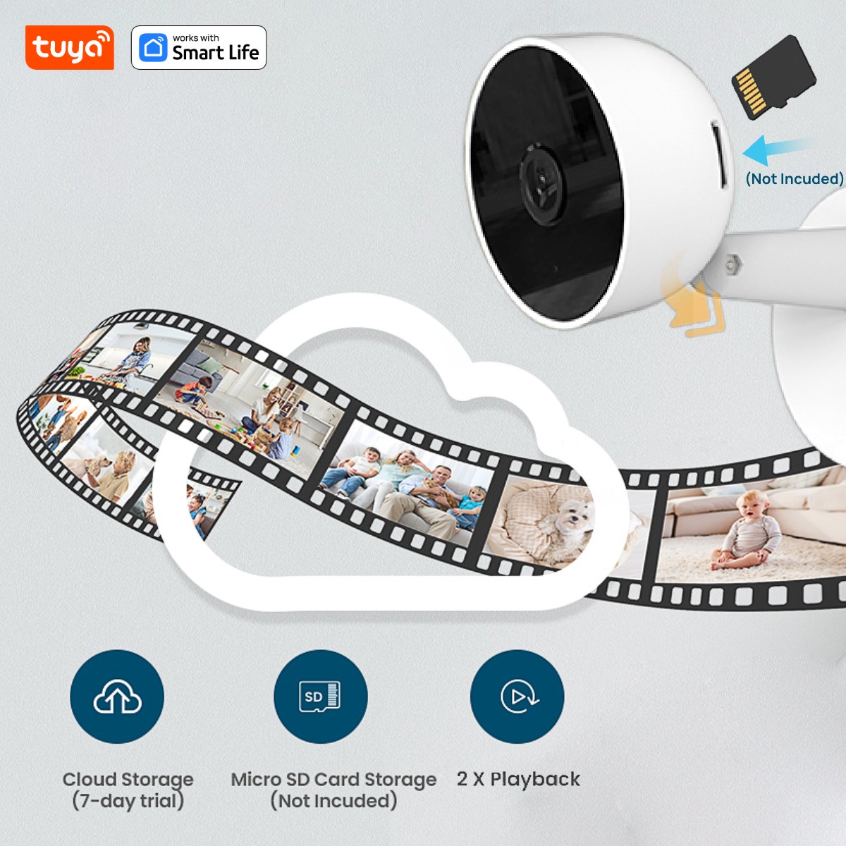 Tuya Smart 3MP HD Telecamera d - Smart Home Battery Camera Ezviz recensione e prezzo